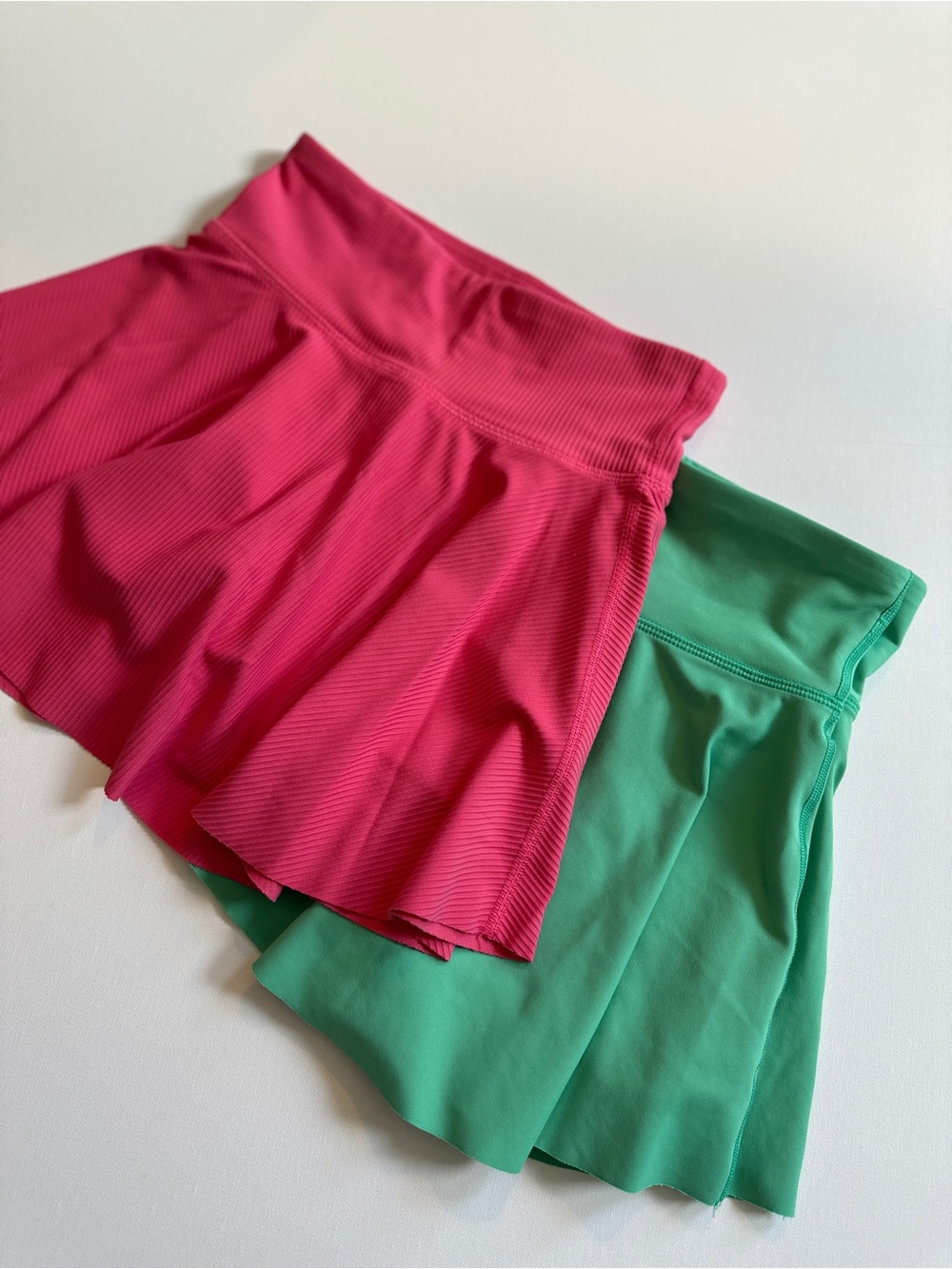 Old Navy Girls Athletic Skort- Pink and Green Set of 2